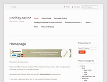 Tablet Screenshot of ironkey.net.nz
